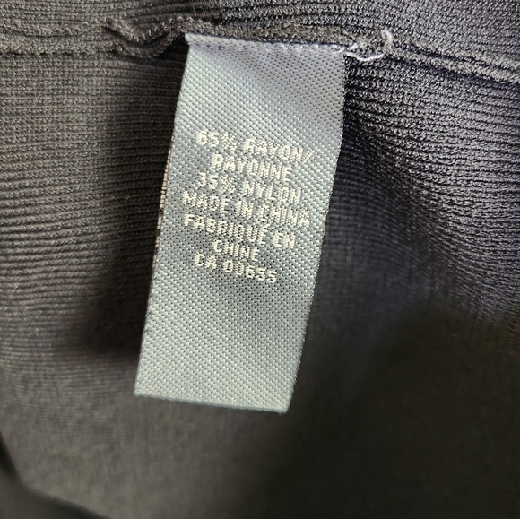 Addition Elle Black Knit Stretchy Turtleneck Sweater Diamonds Rhinestone Dressy - Picture 6 of 9